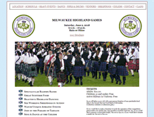 Tablet Screenshot of milwaukeehighlandgames.com